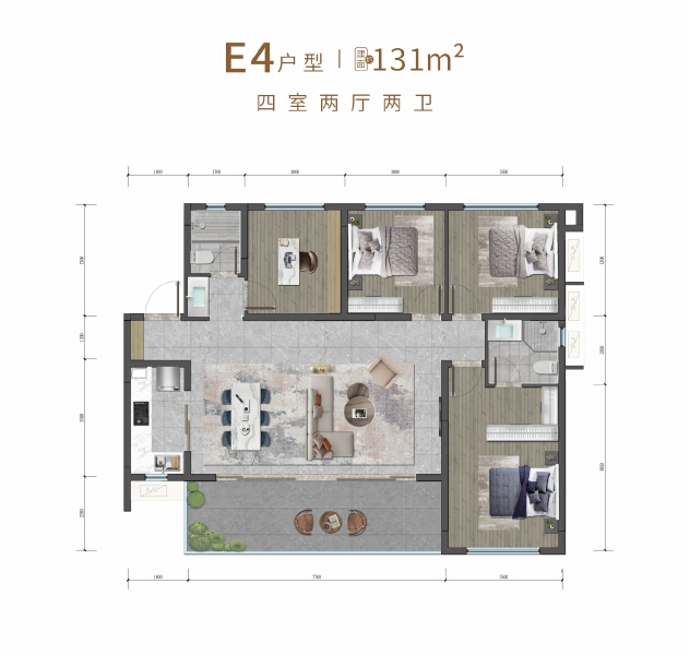 E4户型户型图