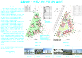 富临绵州水郡八期地块公示总图，建筑方案有所调整