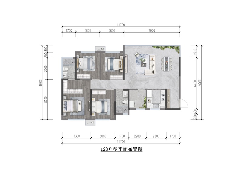 123户型户型图