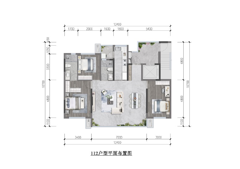 112户型户型图