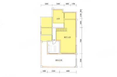 B3户型，3室2厅2卫1厨，建筑面积约150.65平米