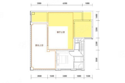 E1户型，3室2厅2卫1厨，建筑面积约137.10平米