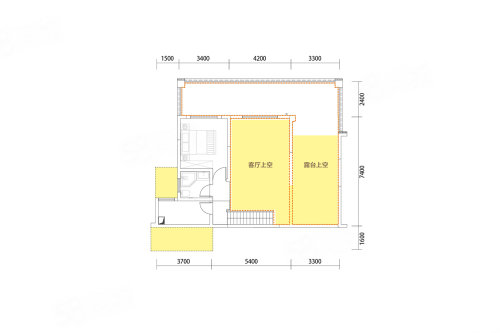 E3户型，3室2厅2卫1厨，建筑面积约130.52平米户型图