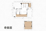 A3户型，2室2厅2卫1厨，建筑面积约123.00平米